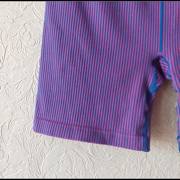 Fabletics High Waist Ribbed Seamless Shorts Size M - Picture 5 of 9